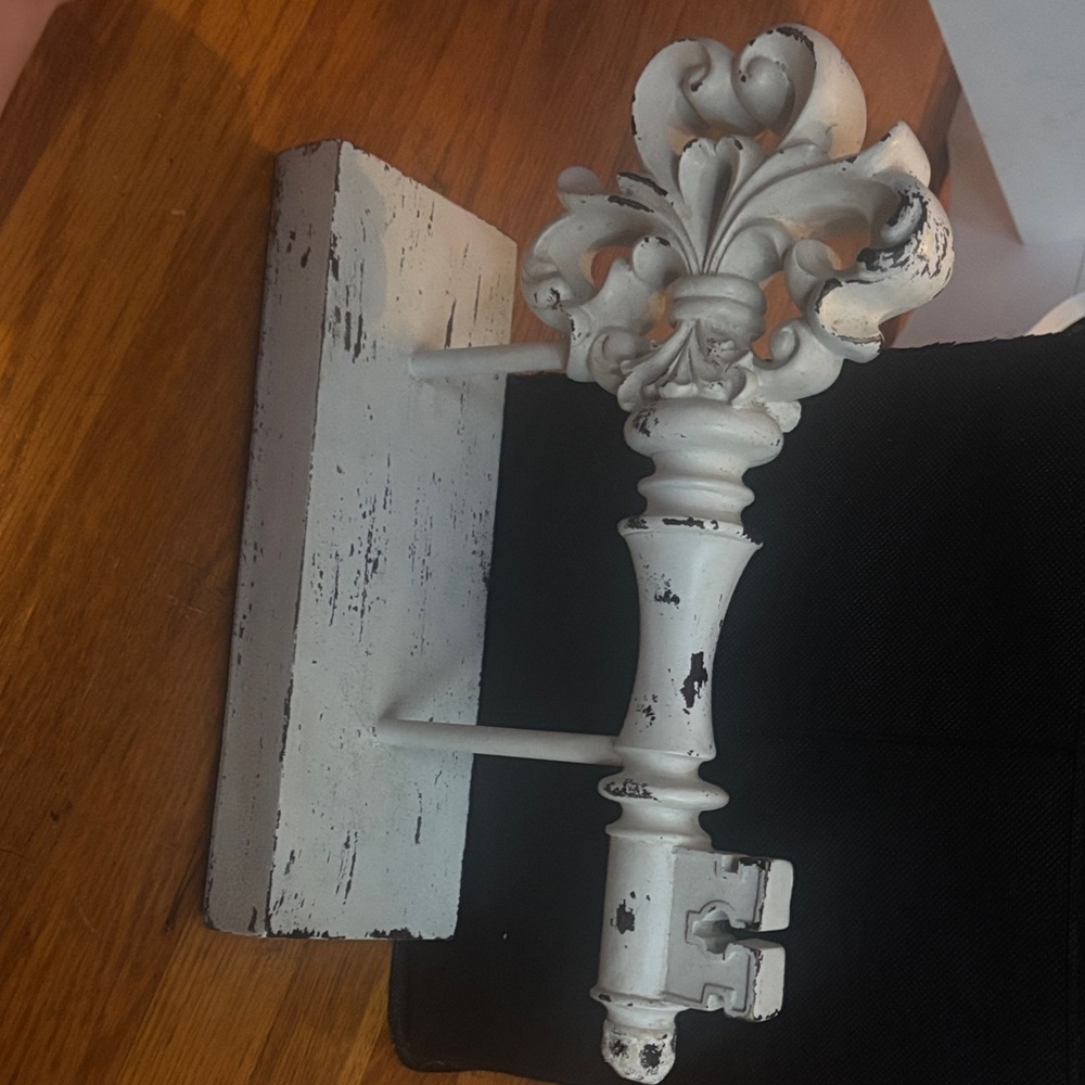 Vintage Style White Key house decor